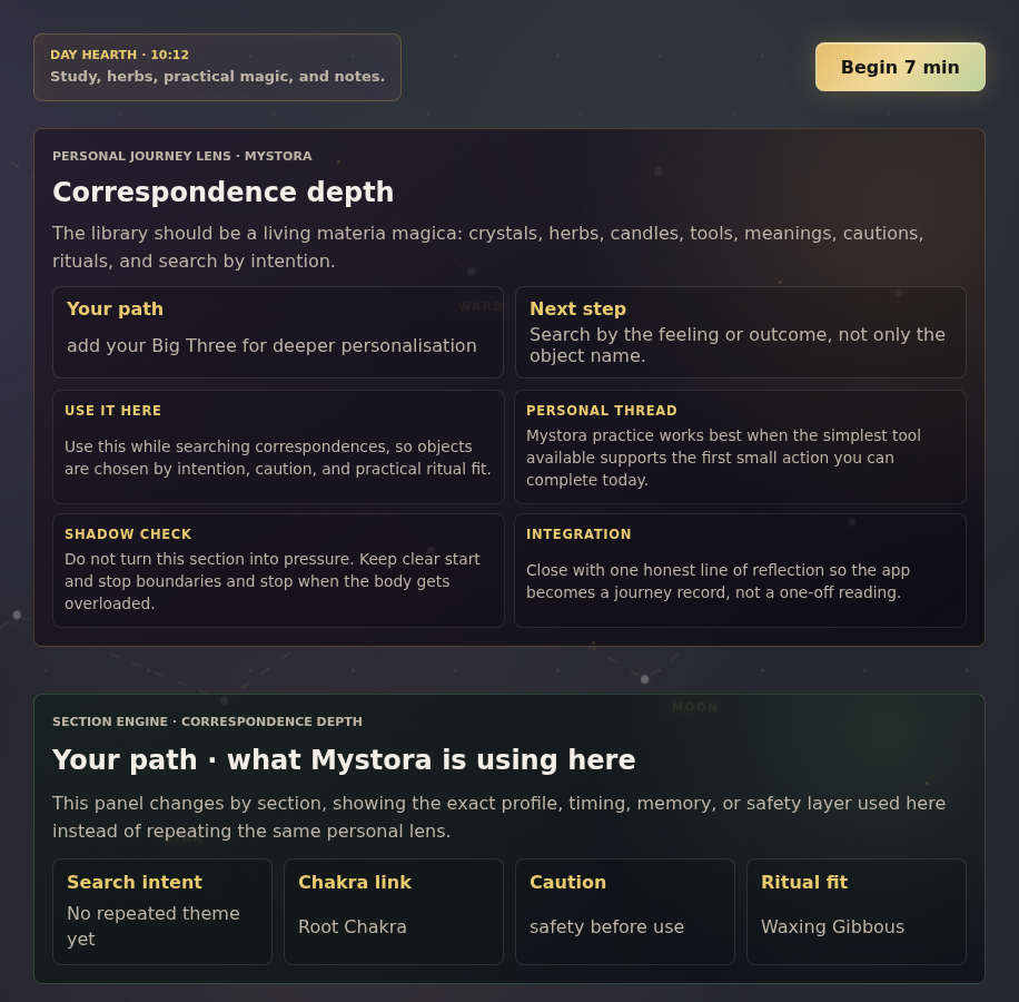 Mystora learning library screenshot